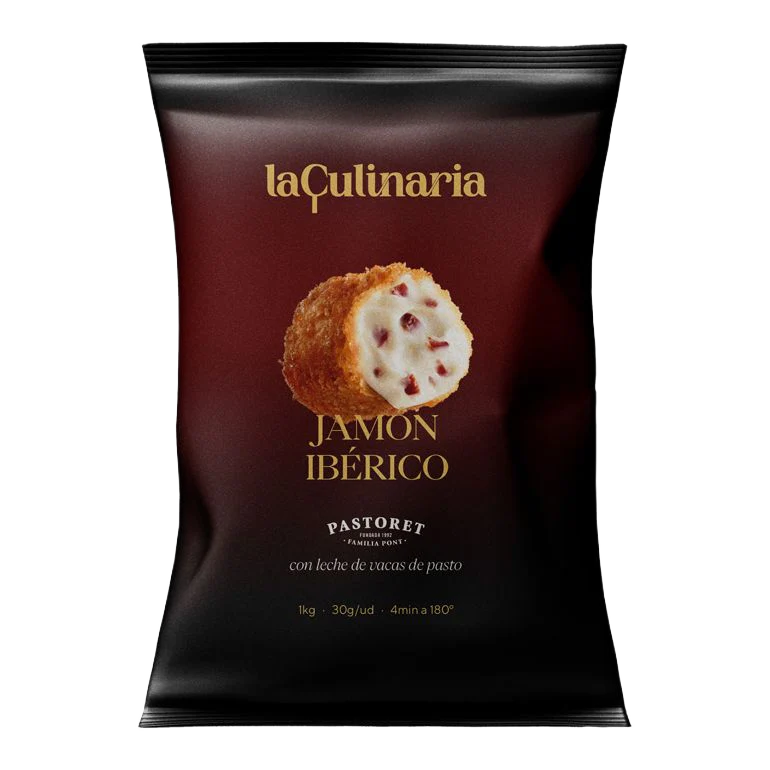 LA CULINARIA CROQUETTE IBERICO HAM 1KG FROZEN