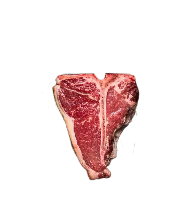 Irish/Greek Angus Omega 3 Beef T Bone Steak Portion 600/1200 g