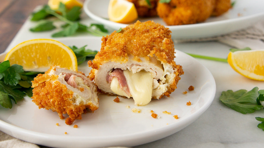 Chicken Schnitzel Cordon Bleu