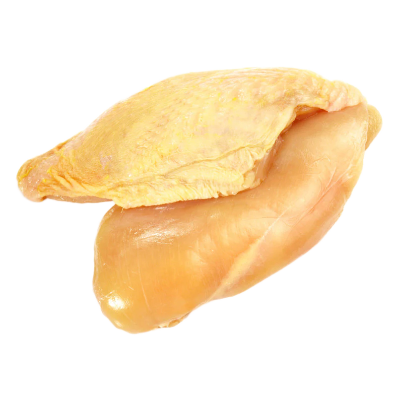 Free range chicken breast fillet yellow
