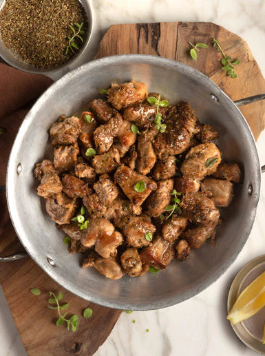 Katina's Greek Pork Chunks  Tigania 2 kg (1/2 Gastronorm)