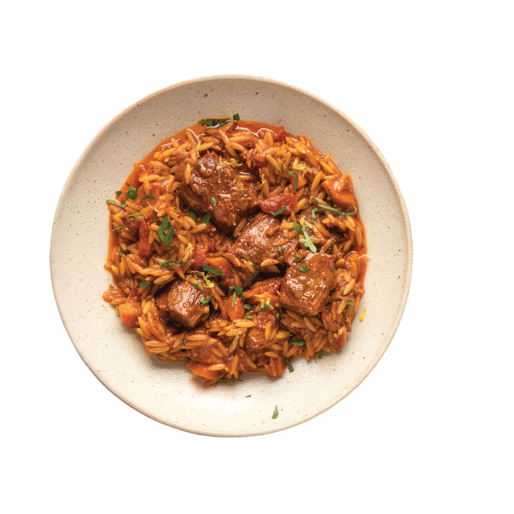 Katina's Giouvetsi (Greek Beef Stew With Orzo Pasta) 2 kg (1/2 Gastronorm)