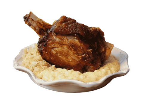 Sous Vide Pork Knuckle Beer Sauce