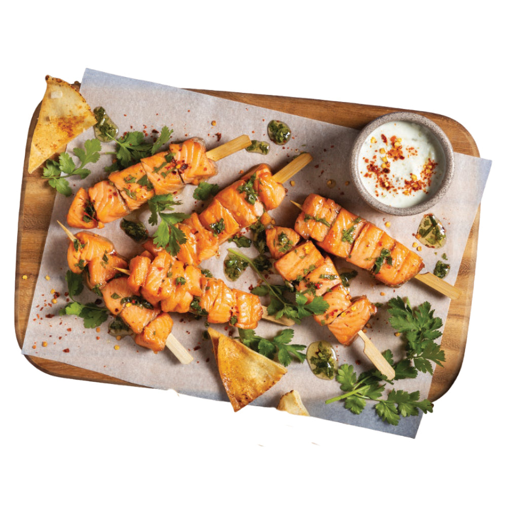 Salmon Souvlaki (Mini) 50 g