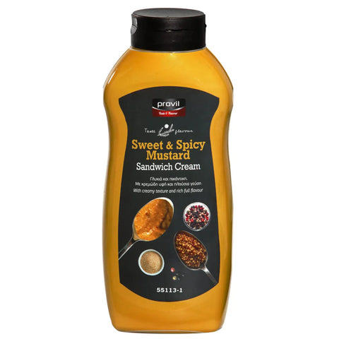 Sweet 'N Spicy Mustard Sandwich Cream  Squeeze