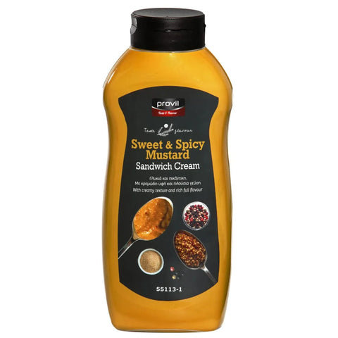 Sweet 'N Spicy Mustard Sandwich Cream  Squeeze