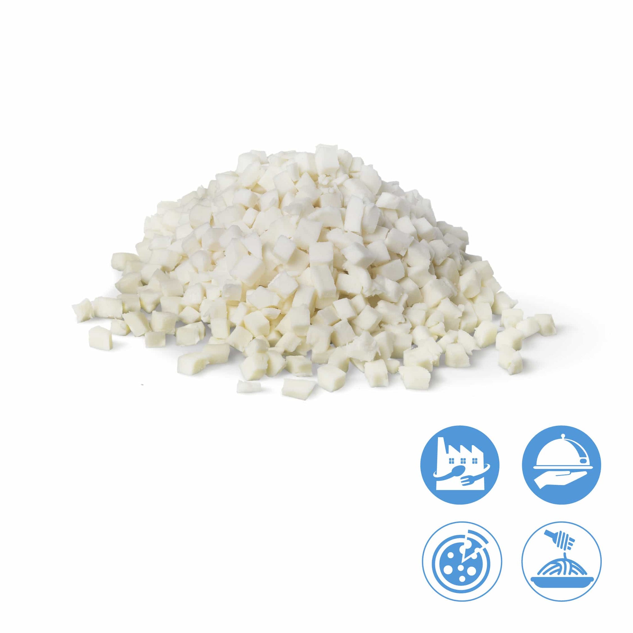 MOZZ. VDL FDL Cubettata IQF Sacco Frozen 2.5 kg x4 pcs