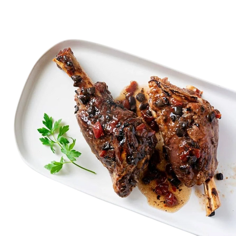 Lamb shank portion