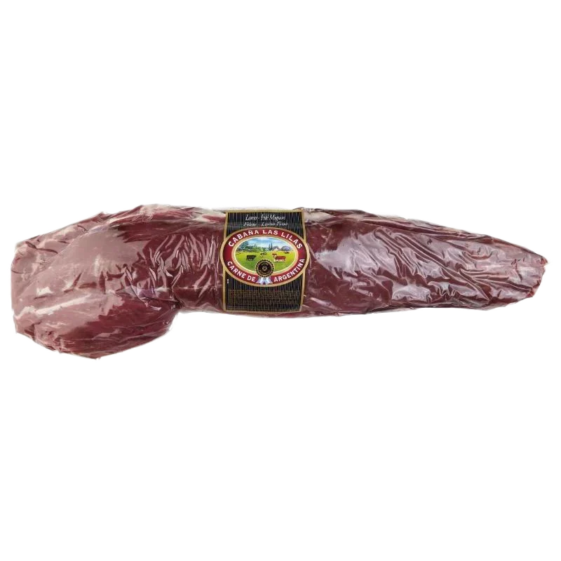 Beef tenderloin ch/off 5lbs+ argentina las lilas angus grain